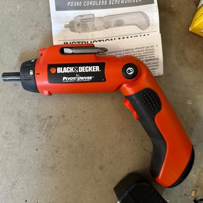 NEW 500 WATT HALOGEN WORK LIGHT AND A CORDLESS SCREWDRIVER