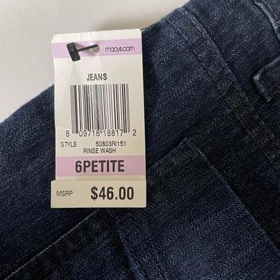 Brand New with Tags Style & Co Flare Jeans, Size 6 Petite