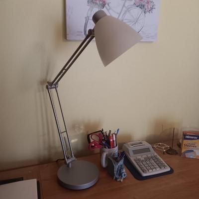 DESK LAMP, CALCULATOR, PIC W/WORDS, SOFTWARE