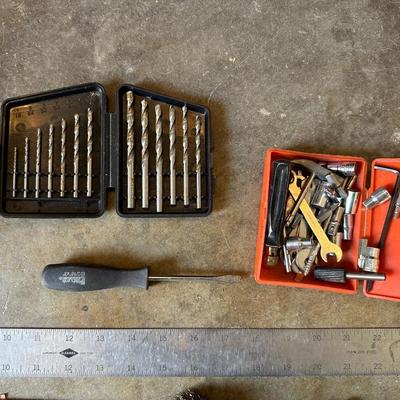 WIRE AND GRINDING WHEELS, DRILL BITS, CORDLESS DRILL, KNEE PADS AND MORE