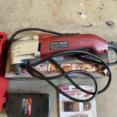 MULTI FUNCTION TOOL, PALM SANDER AND CORDLESS DRILL, ETC
