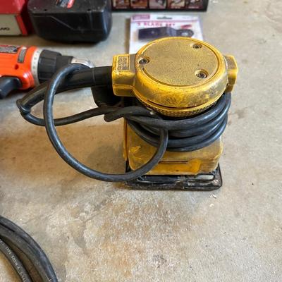 MULTI FUNCTION TOOL, PALM SANDER AND CORDLESS DRILL, ETC