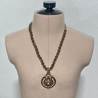 Heidi Daus "Guilty Pleasure" Removable Crystal Enhancer Pendant Necklace