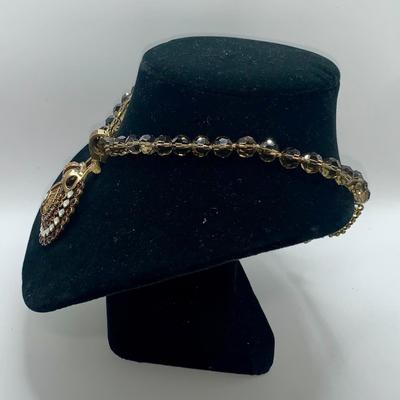 Heidi Daus "Guilty Pleasure" Removable Crystal Enhancer Pendant Necklace