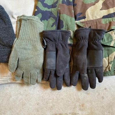 MENS XL JACKETS, HATS AND GLOVES