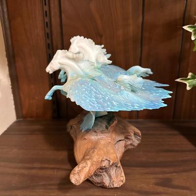 "SURF HORSES" BY JOHN PERRY AND A HORSE PLANTER