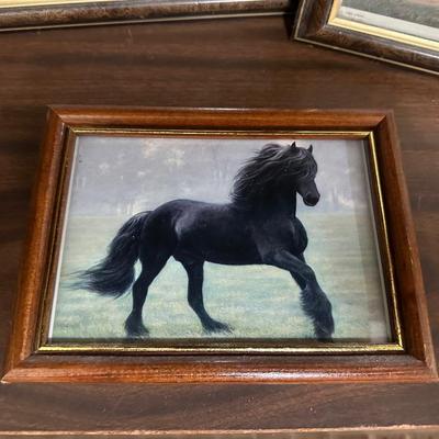 PICTURES OF HORSES AND A HORSE STATUE