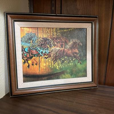 PICTURES OF HORSES AND A HORSE STATUE