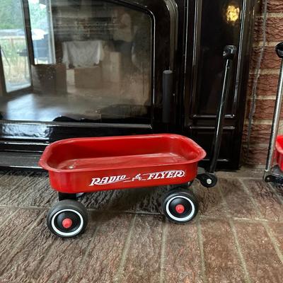 RADIO FLYER AND LITTLE RED RACER SMALLER WAGONS