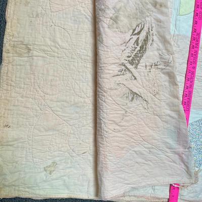 Vintage Quilt Dutch Doll Sun Bonnet Sue Prairie Doll Pastel Colors