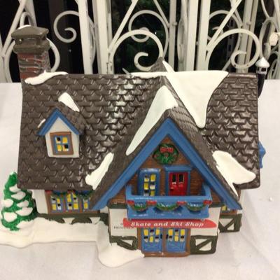 Skate and Ski Shop Dept. 56 Snow Village
