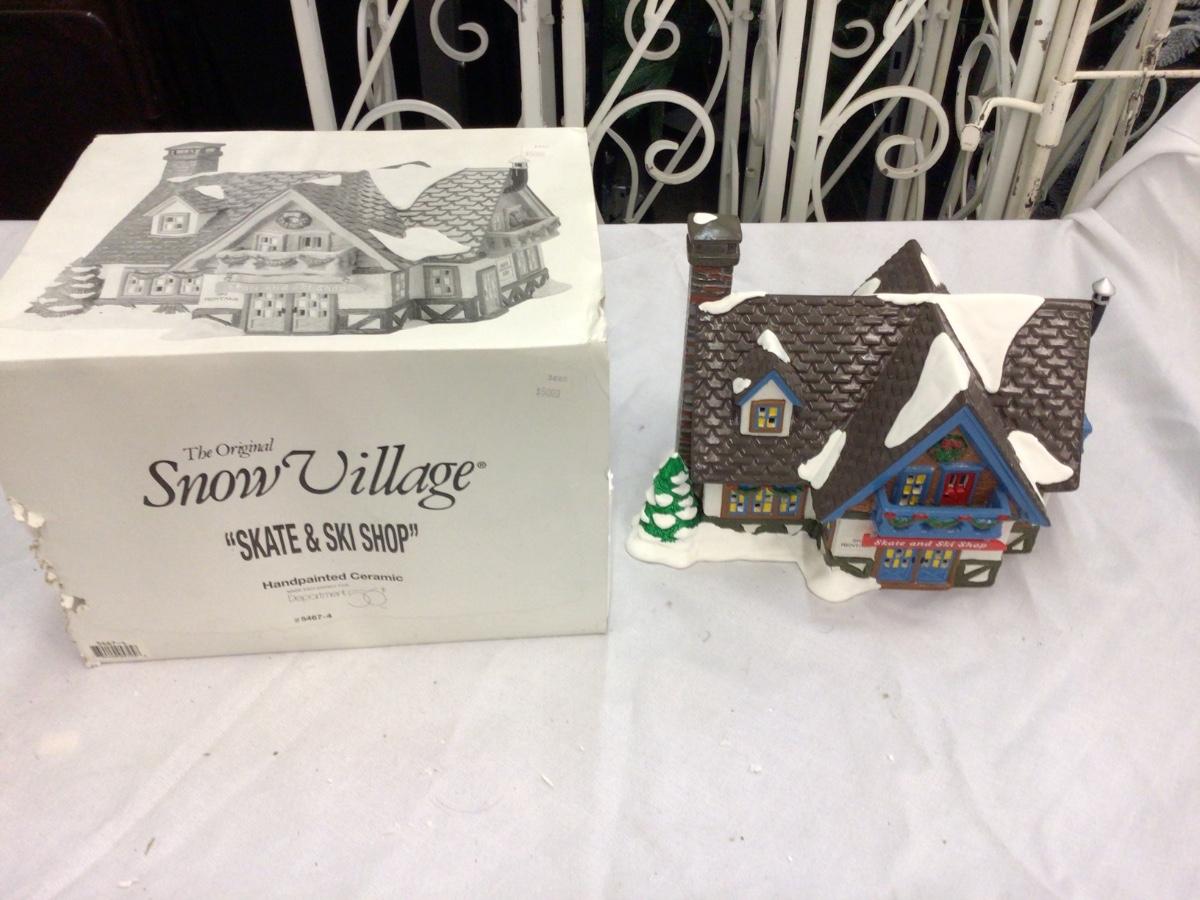 Department 56 - The Orgnal Snow Vllage - Marvel's Beauty Salon - Etsy