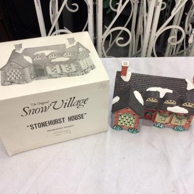 Stonehurst House Dept. 56 Snow Village