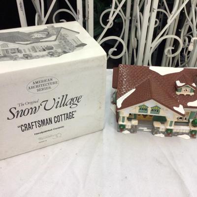 Craftsman's Cottage Dept. 56 Snow Village