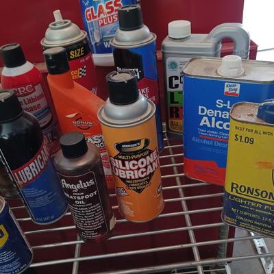LARGE SELECTION OF CLEANERS, PAINTS AND MORE