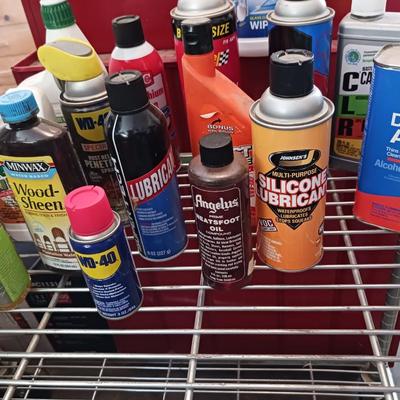 LARGE SELECTION OF CLEANERS, PAINTS AND MORE