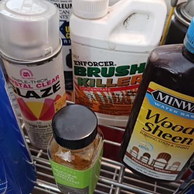 LARGE SELECTION OF CLEANERS, PAINTS AND MORE