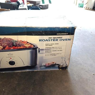 RIVAL 20 QUART ELECTRIC ROASTER OVEN