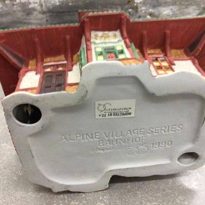 Bahnhof Dept. 56 Alpine Village Series