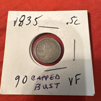 1835 CAPPED BUST DIME UNC