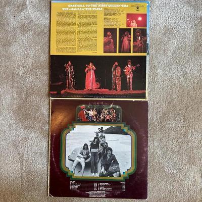 THE MAMMAS & THE PAPAS & THREE DOG NIGHT VINYL RECORD ALBUMS