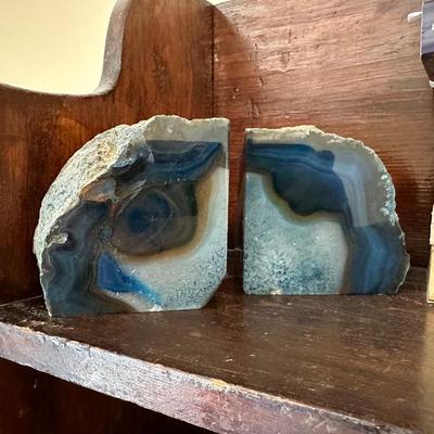 A GEODE AND A VARIETY OF BOOKS