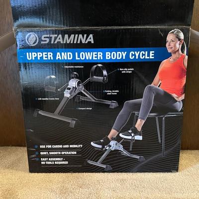 STAMINA UPPER AND LOWER BODY CYCLE PLUS HAND WEIGHTS