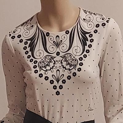 Vtg 1970s Collectible Alfred Shaheen Maxi Plise dress