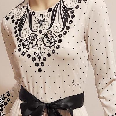 Vtg 1970s Collectible Alfred Shaheen Maxi Plise dress