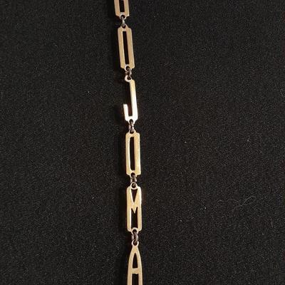 10K Gold plated watch chain "GOJOMAN"