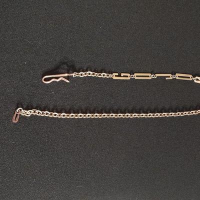 10K Gold plated watch chain "GOJOMAN"