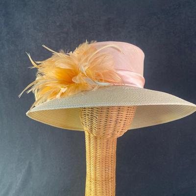 Silk & Feathers Wide Brim