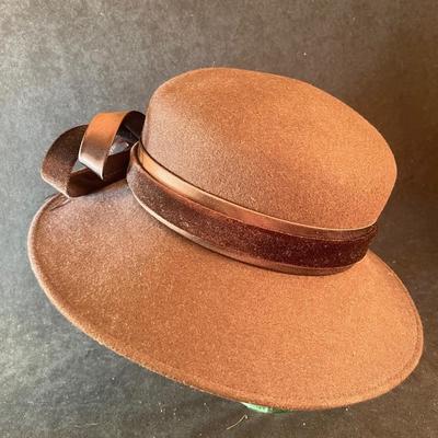 Brown Felt Hat
