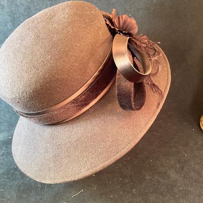 Brown Felt Hat