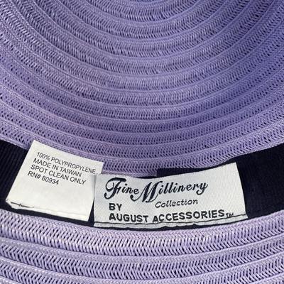 Lavender Floppy Wide Brim Hat