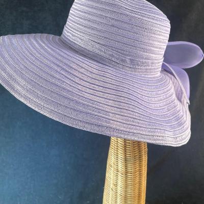 Lavender Floppy Wide Brim Hat