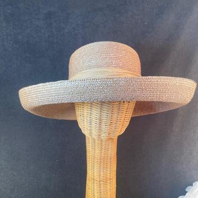Rolled Brim Straw Hat