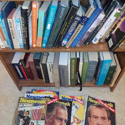 Book and vintage nixon magazines lot
