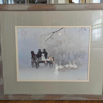 "Going Home" Steve Polomchak Litho 32x38 $150