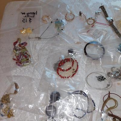 Mixed costume jewelry lot