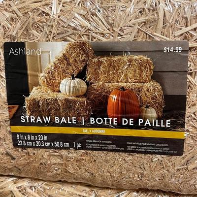 ASHLAND ~ Set Of Four (4) Straw Bales ~ New