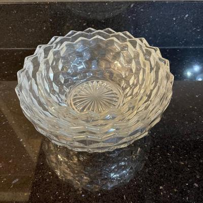 Fostoria American nesting bowls