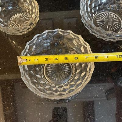 Fostoria American nesting bowls