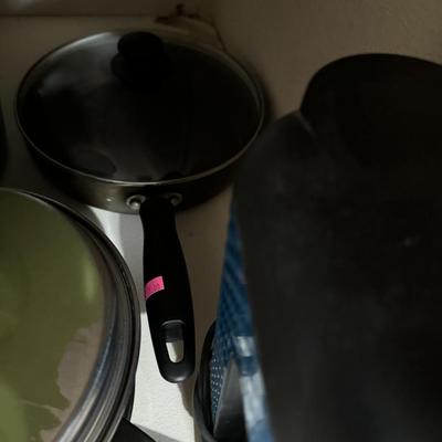Pots & Pans , Coffee Maker, Tupperware, Small appliance's, Silver serving dishes