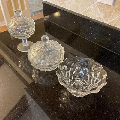 Fostoria American lidded dish