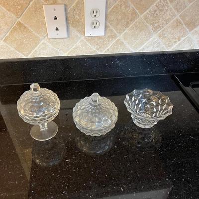 Fostoria American lidded dish