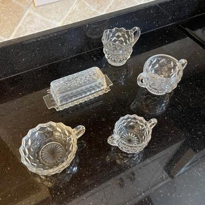 Fostoria American mixed lot