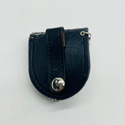 Pair Of Bijoux Terner Stainless Steel Pocket Watch and Pouch