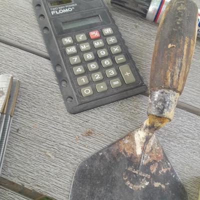 Hand tools - metal folding ruler - new wooden Lufkin folding ruler and more
