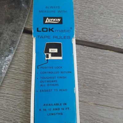 Hand tools - metal folding ruler - new wooden Lufkin folding ruler and more